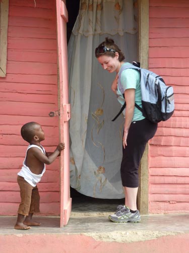 Gillie in Haiti