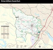 Prince William Forest Park Map